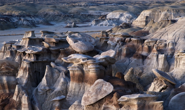 Hoodoos and a gully